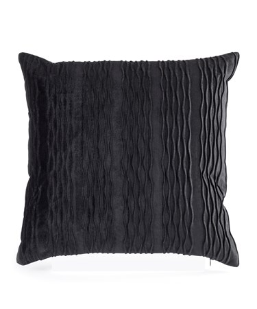 Coussin noir polyester 18X18 (2)