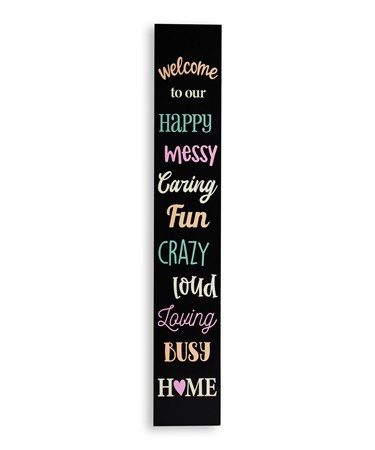 Tall Porch Sign, WELCOME/HOME