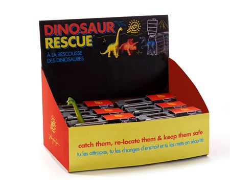 Dinosaure a/cage, 4 styles