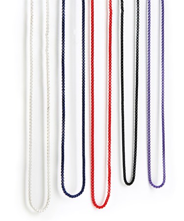 Collier chainette, 5 couleurs