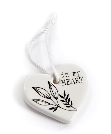 Sentiment Heart Ornament & Card w/Displayer
