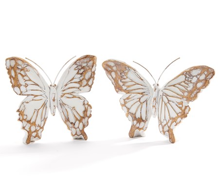 Papillon table resine, 2 styles