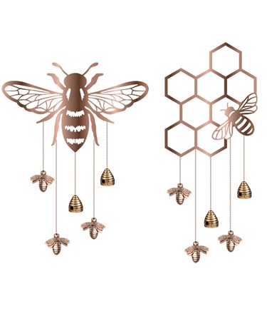 Mobile abeille metal, 2 styles